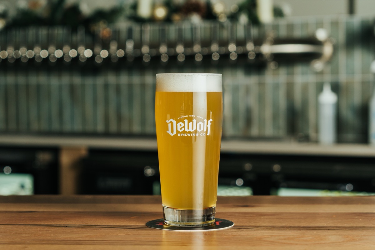 Tart & Sweet beer at DeWolf Brewing