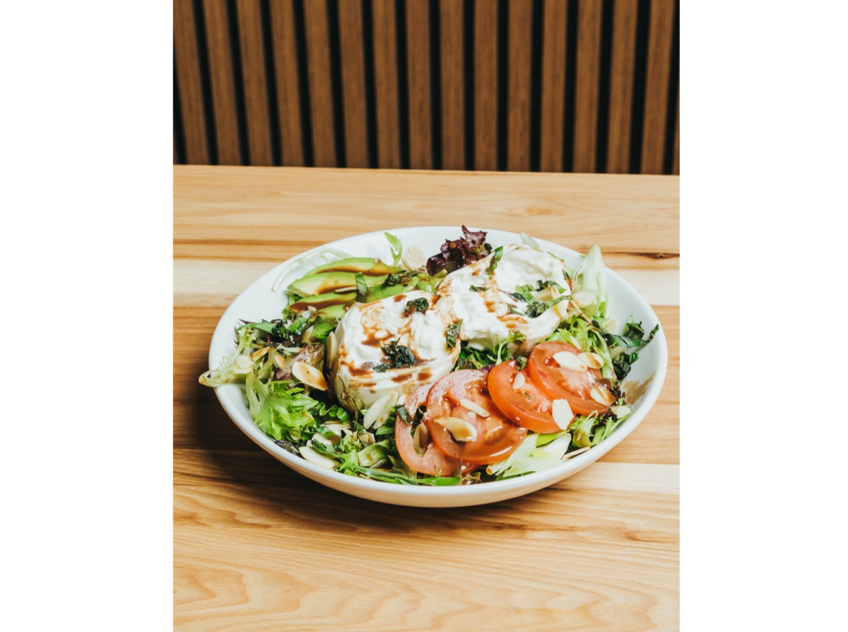 Burrata salad at DeWolf Brewing